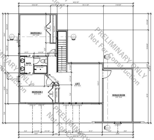 Bridgewater floor plan 2nd floor