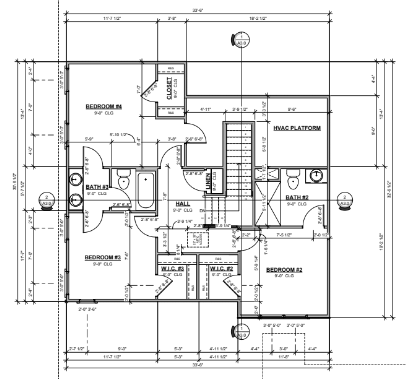Laurel floor plan 2nd floor